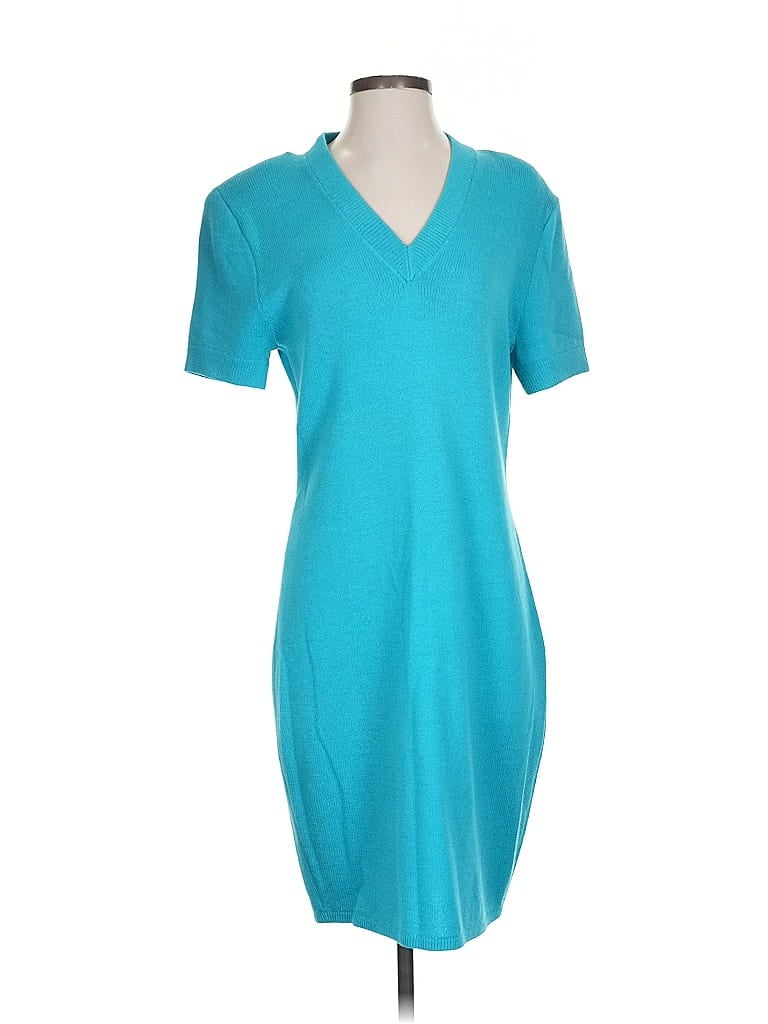 St. John Sport Teal Casual Dress Size S - photo 1