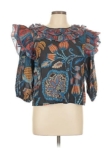 FARM Rio Short Sleeve Blouse (view 1)