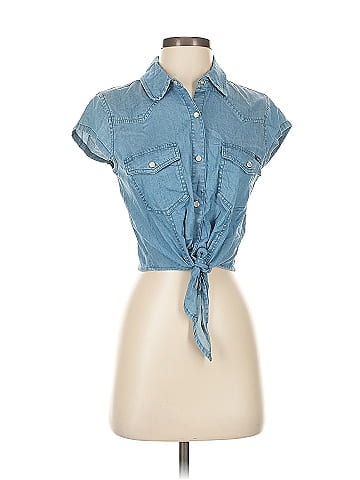 Guess Sleeveless Button-Down Shirt (view 1)
