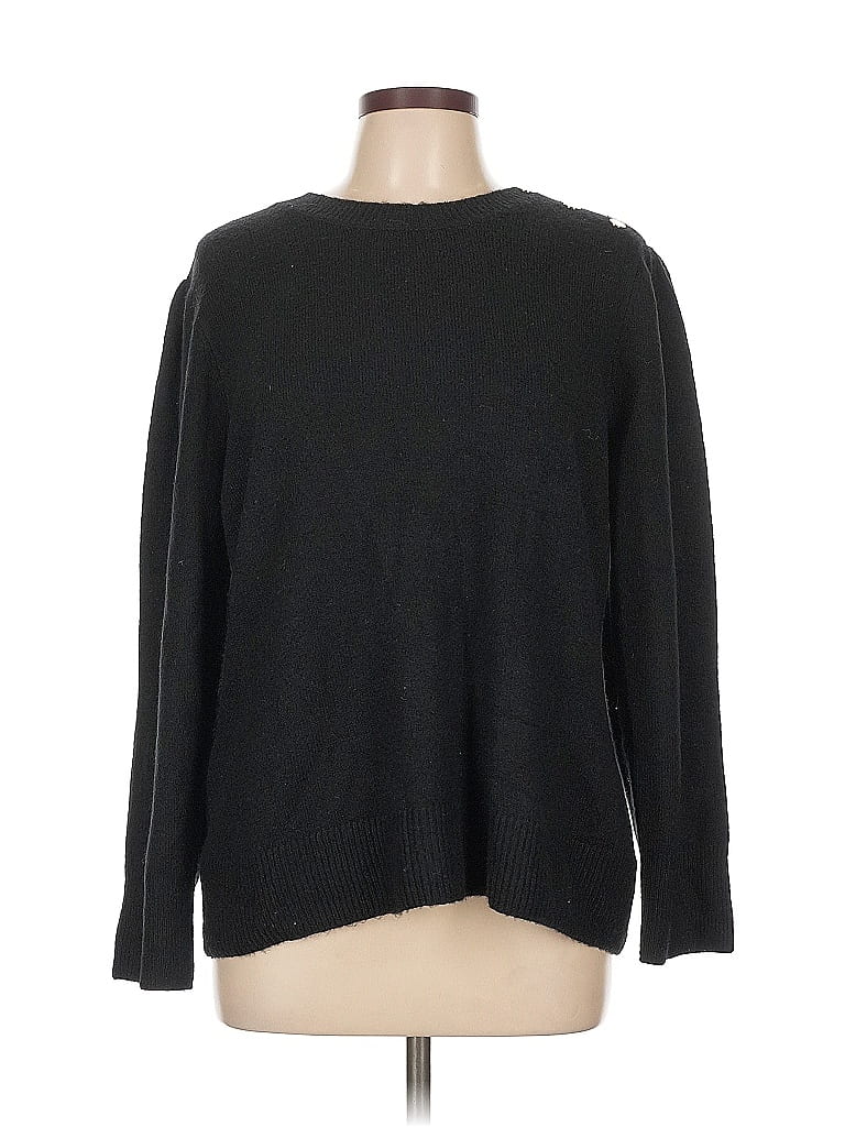 Anne Klein Black Pullover Sweater Size L - photo 1