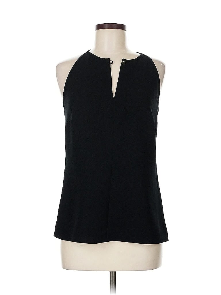 Pre-owned Banana Republic Sleeveless Blouse In Black