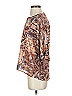 Chico's 100% Polyester Brown 3/4 Sleeve Blouse Size Sm (0) - photo 5