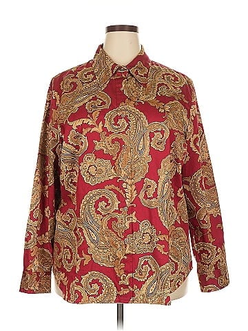 Jones New York Signature Long Sleeve Blouse (view 1)