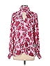 Veronica M. Pink Long Sleeve Blouse Size M - photo 1