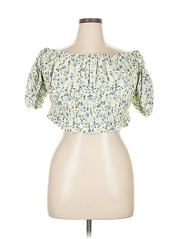 Abercrombie & Fitch Short Sleeve Blouse (view 1)