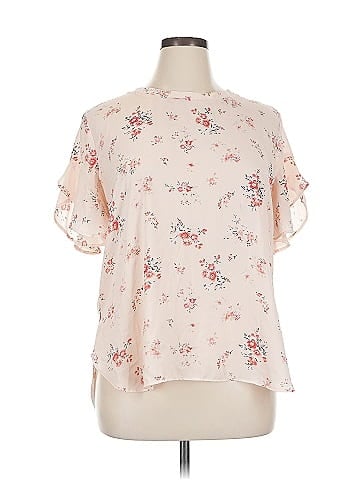 Ann Taylor LOFT Outlet Short Sleeve Blouse (view 1)