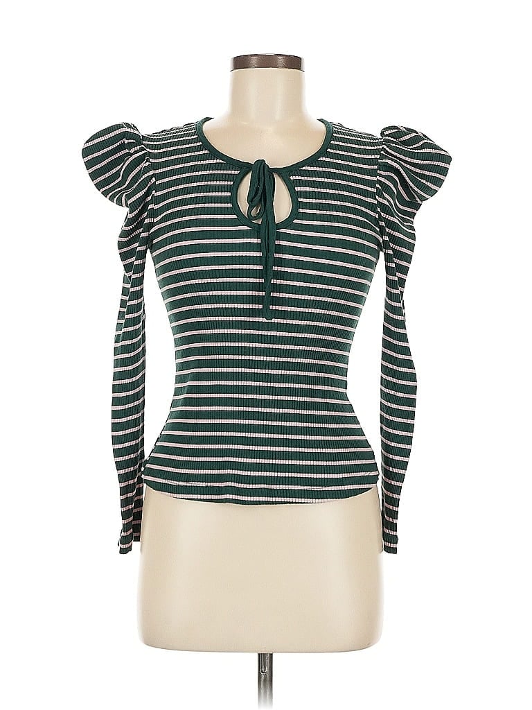 Porridge Green Long Sleeve Top Size M - photo 1