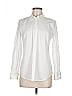 Ann Taylor Ivory Long Sleeve Button-Down Shirt Size 8 (petite) - photo 1