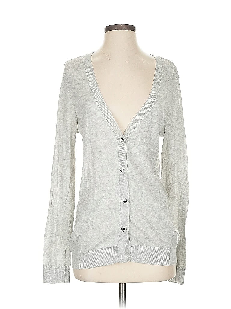 Click to view more detailed imagery on our partner's website Pre-owned Cabi Cardigan Sweater In Silver