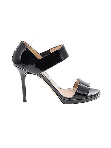 Jimmy Choo Patent leather double band sandals (view 1)