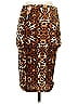 Necessary Objects Animal Print Brown Casual Skirt Size XS - photo 2