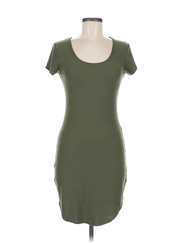 DEREK HEART Pre-owned Casual Dress In Green
