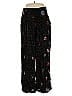 Eva Franco Floral Black Casual Pants Size 10 - photo 1