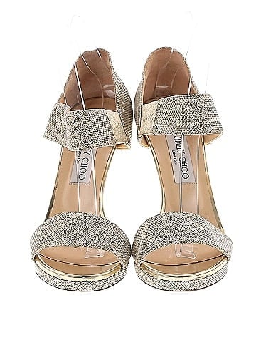Jimmy Choo Alana glitter sandals (view 2)