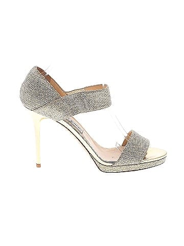 Jimmy Choo Alana glitter sandals (view 1)