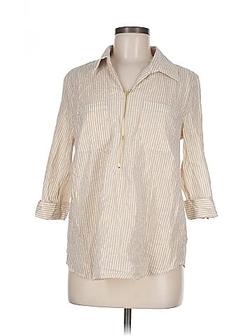 Anne Klein 3/4 Sleeve Button-Down Shirt (view 1)