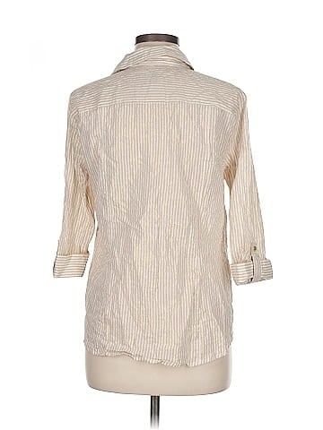 Anne Klein 3/4 Sleeve Button-Down Shirt (view 2)