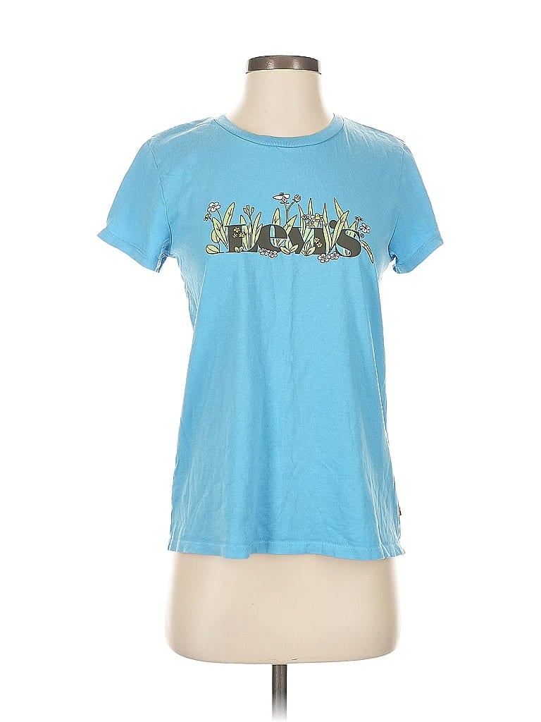 Pre-owned Levi's Short Sleeve T-shirt In Blue