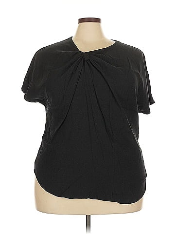 Universal Standard Short Sleeve Blouse (view 1)