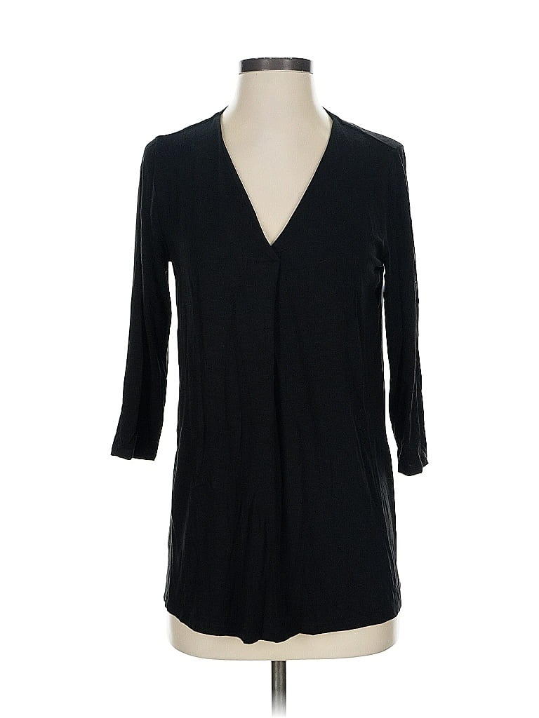 Click to view more detailed imagery on our partner's website Pre-owned Jjill 3/4 Sleeve T-shirt In Black