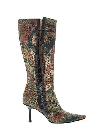 Jimmy Choo Limited Edition Paisley Lace Up Boots (view 1)