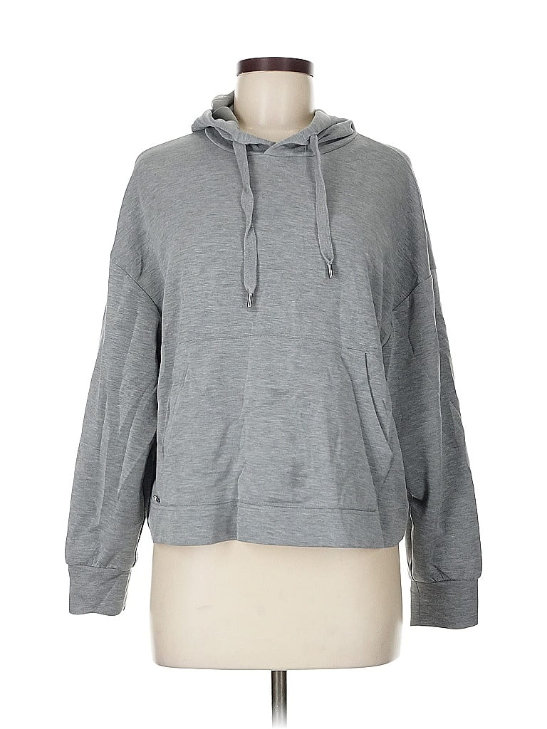 Click to view more detailed imagery on our partner's website Pre-owned Oysho Pullover Hoodie In Gray