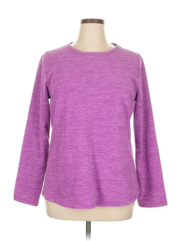 Tek Gear 100% Polyester Purple Sweatshirt Size XL - photo 1