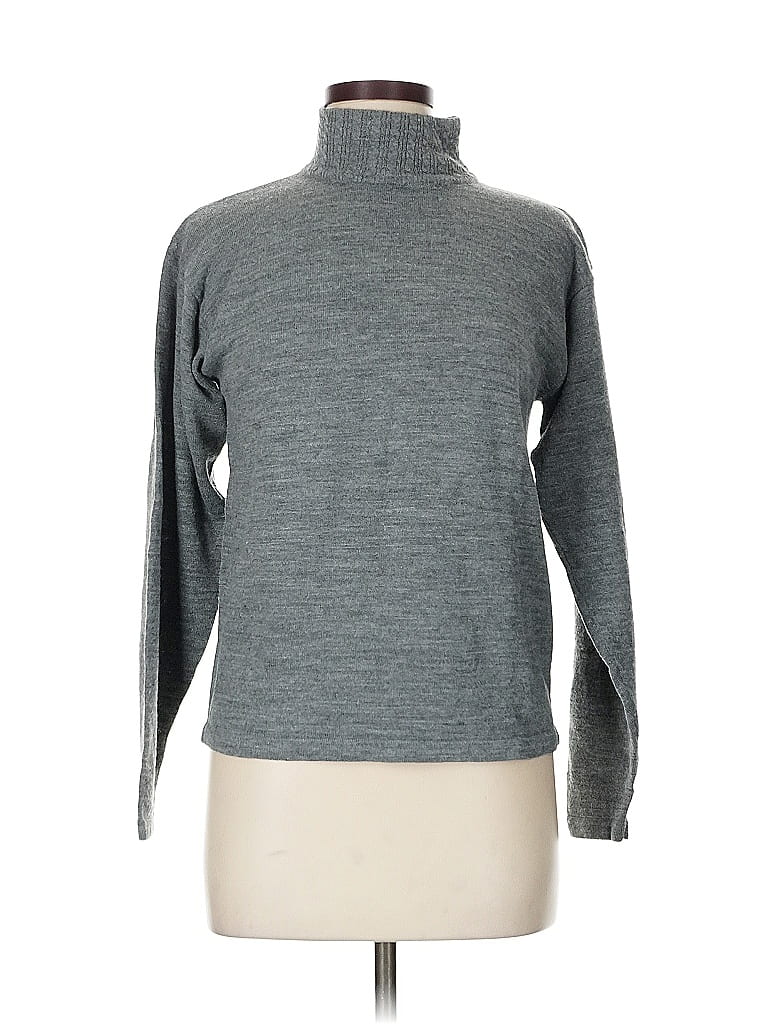 Pre-owned The Limited Turtleneck Sweater In Gray