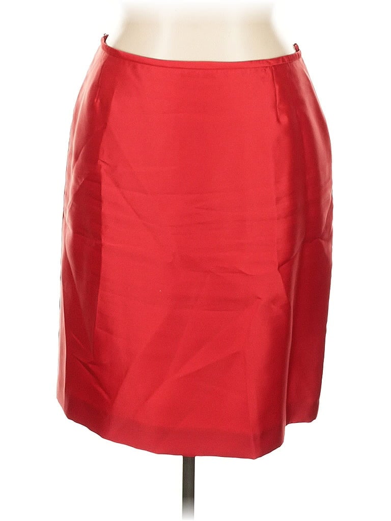 Pre-owned Unbranded Formal Skirt In Red