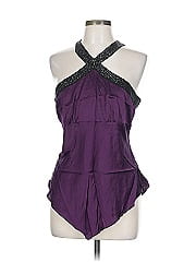 Cache Sleeveless Silk Top