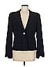 Worth Black Blue Wool Blazer Size 8 - photo 1