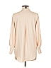Gracia 100% Polyester Tan Long Sleeve Blouse Size M - photo 3