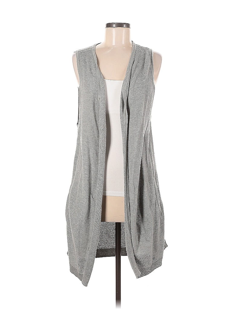 Pre-owned Banana Republic Factory Store Cardigan Sweater In Gray