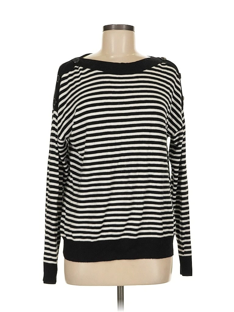 Pre-owned Catherine Catherine Malandrino Pullover Sweater In Black