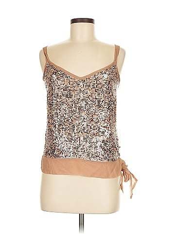 Adrianna Papell Sleeveless Silk Top (view 1)