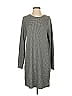 Lou & Grey Gray Casual Dress Size S - photo 1