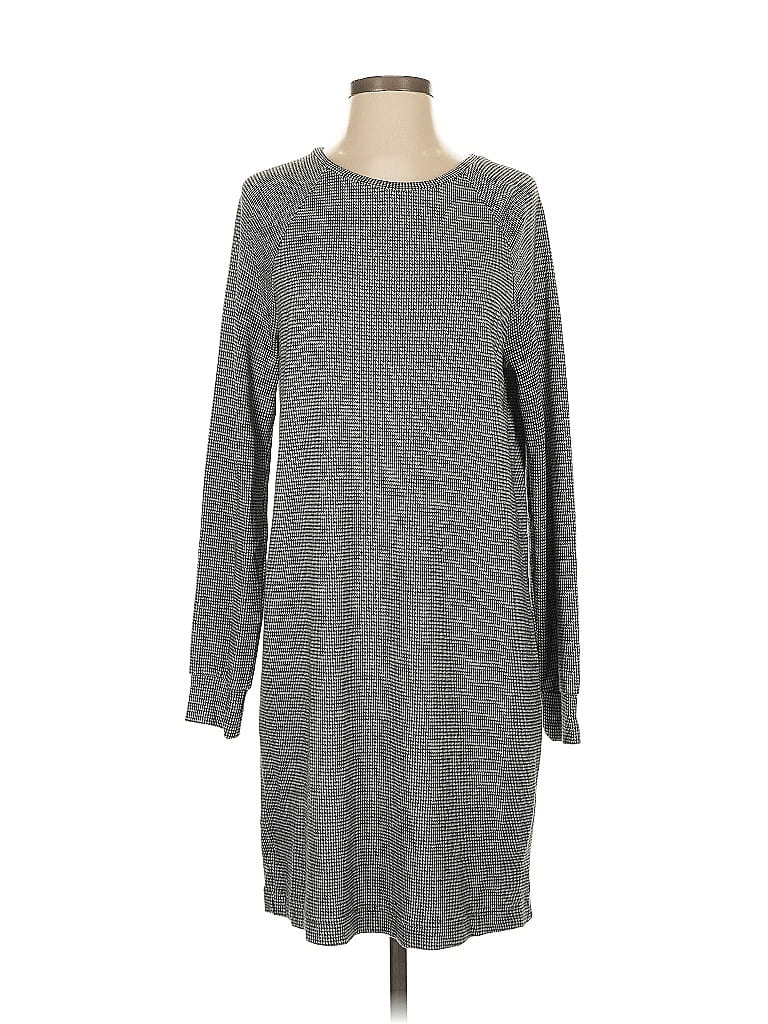 Lou & Grey Gray Casual Dress Size S - photo 1