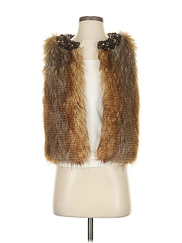 Express Faux Fur Vest (view 1)
