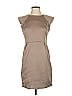 Season.JS Solid Tan Cocktail Dress Size S - photo 1