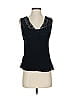 Ann Taylor Factory 100% Polyester Black Sleeveless Blouse Size 2 - photo 1