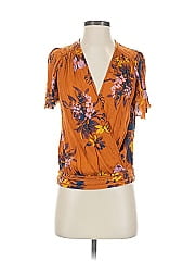 Altar'd State 100% Rayon Floral Green Casual Dress Size S