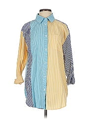 Solid & Striped 3/4 Sleeve Button Down Shirt