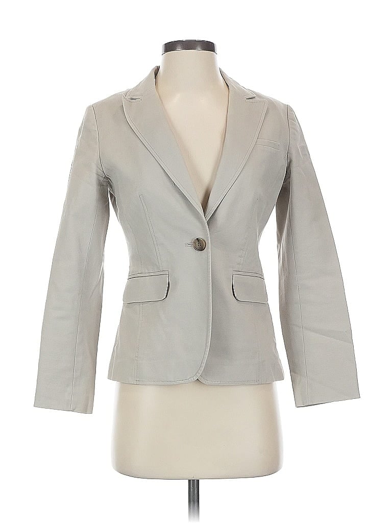 Pre-owned Banana Republic Factory Store Blazer Jacket In Gray