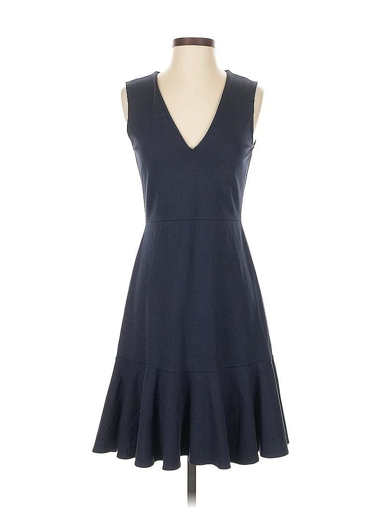 J.Crew 365 Solid Blue Casual Dress Size 4 - photo 1