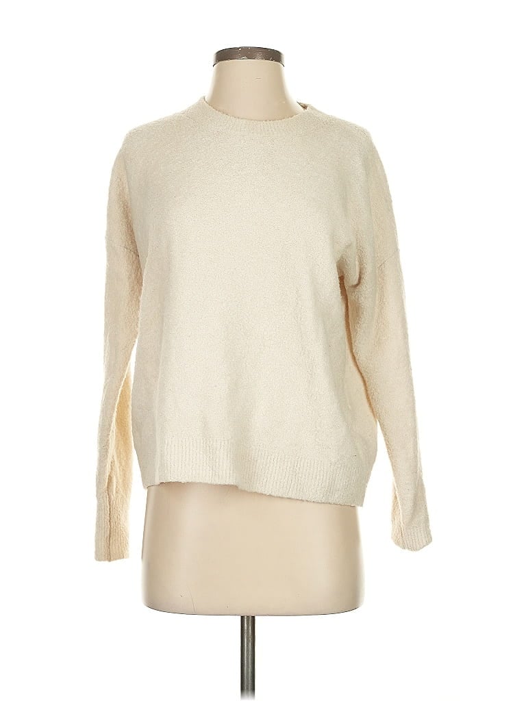 Pre-owned Banana Republic Factory Store Pullover Sweater In White