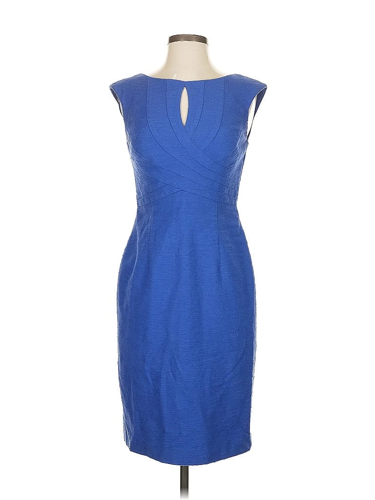 Pre-owned Kay Unger Cocktail Dress In Blue