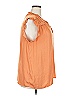 Joie 100% Polyester Orange Sleeveless Blouse Size 2X - photo 3
