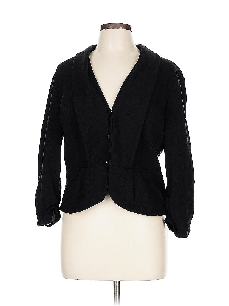 Pre-owned Inc International Concepts Blazer Jacket In Black