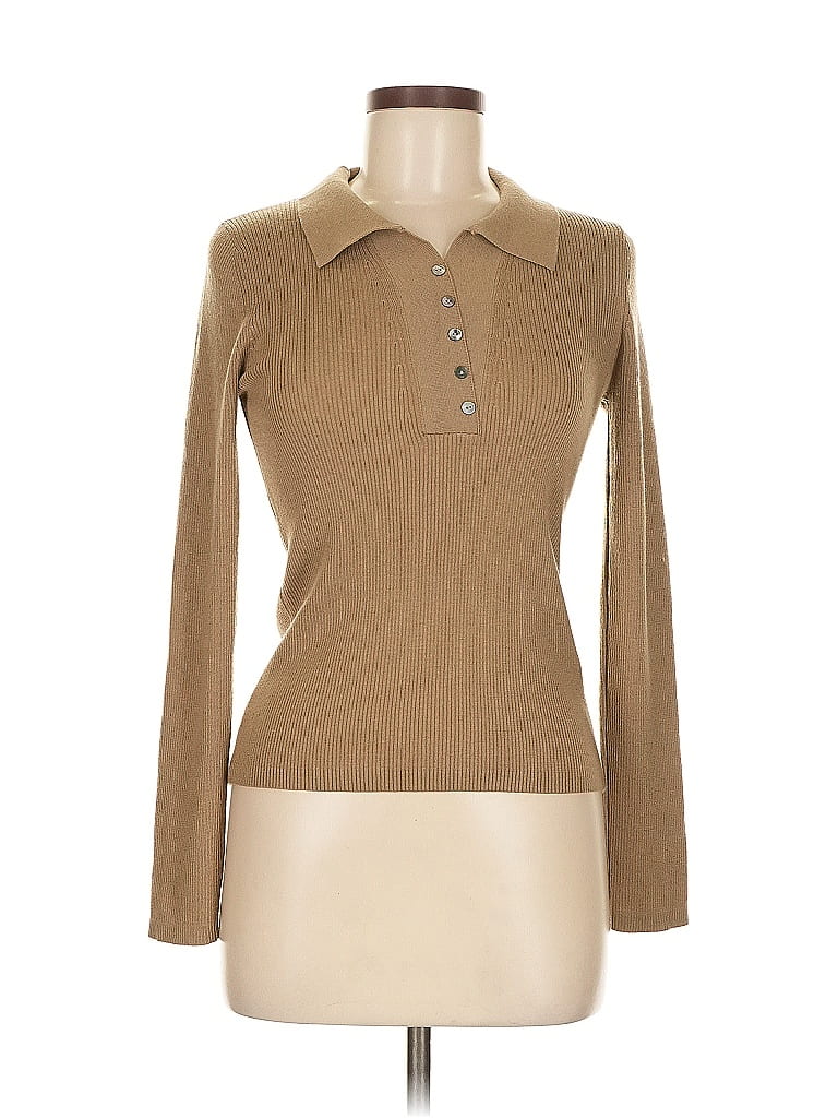 Basic House Tan Pullover Sweater Size M - photo 1