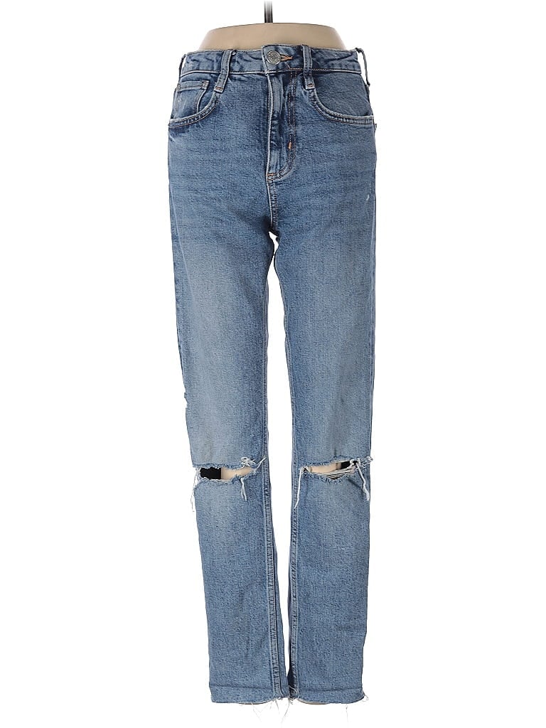 Pre-owned Zara Jeans In Blue